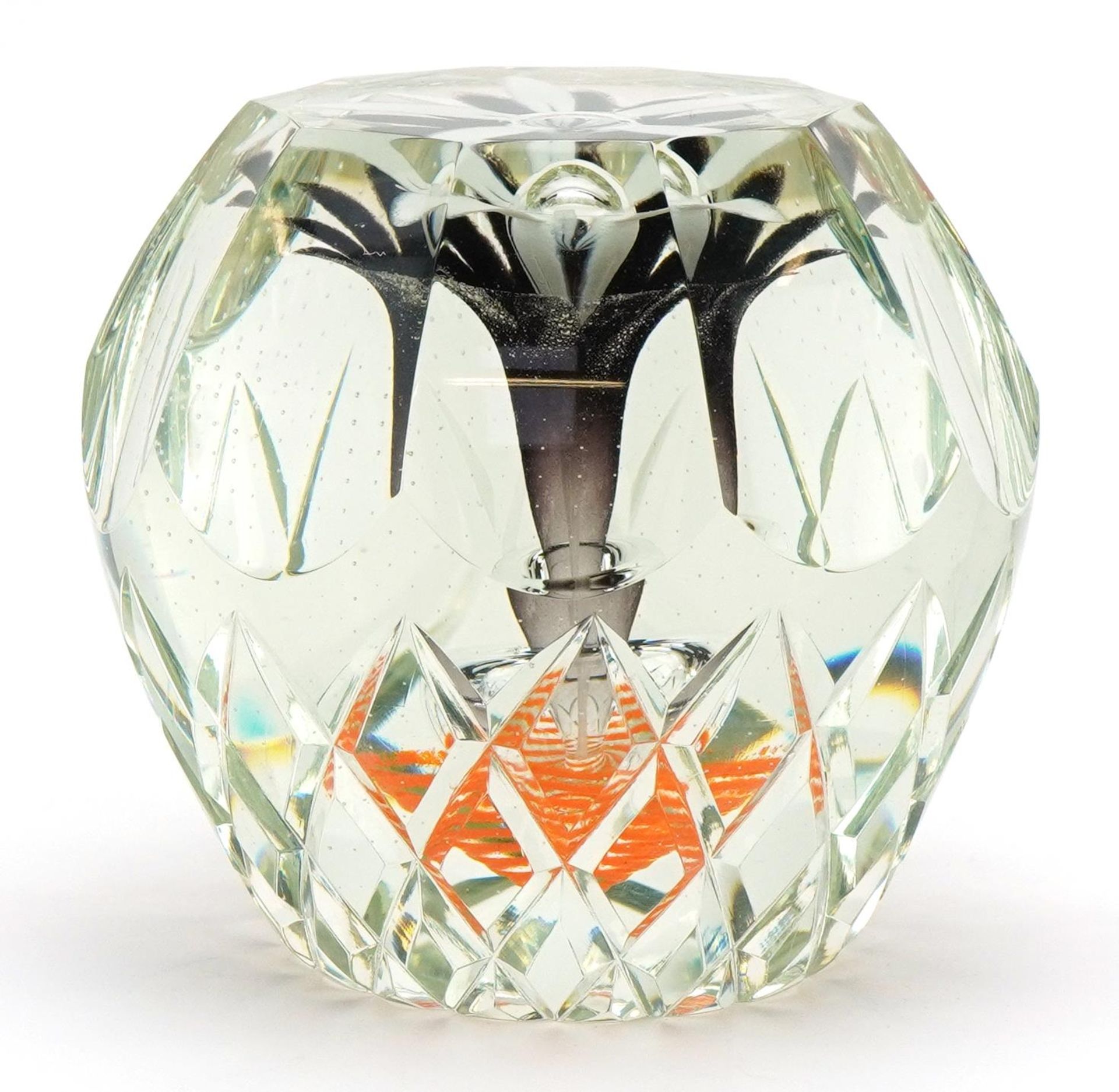 Sarah Peterson & Martin Murray, Caithness glass paperweight titled Flaming Beauty, limited edition - Image 4 of 6