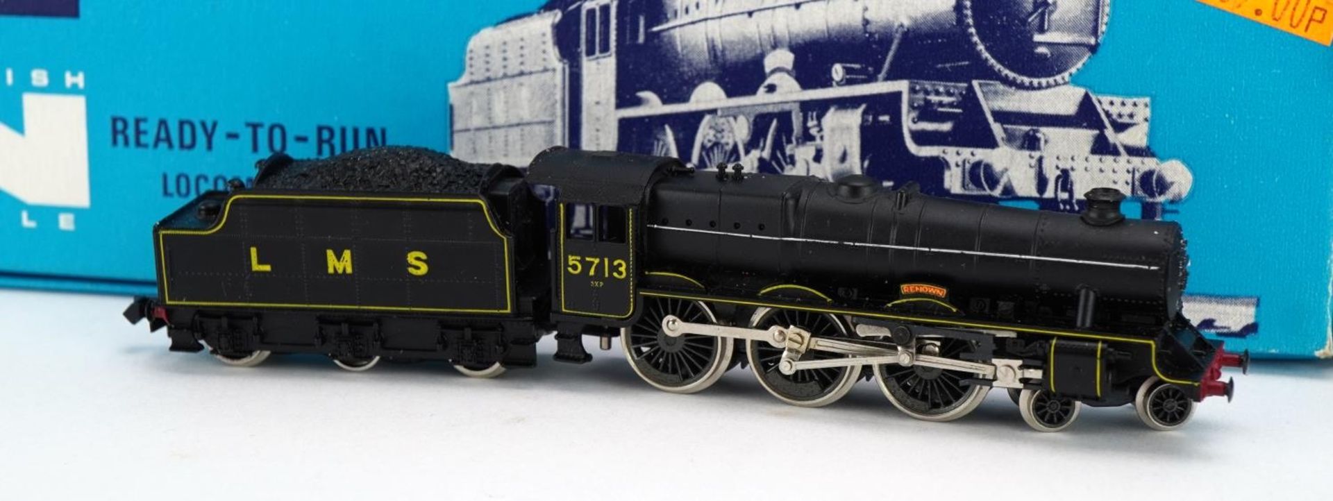 Three Peco N gauge model railway locomotives and tenders with boxes and cases, numbers NL-21, NL- - Image 2 of 4