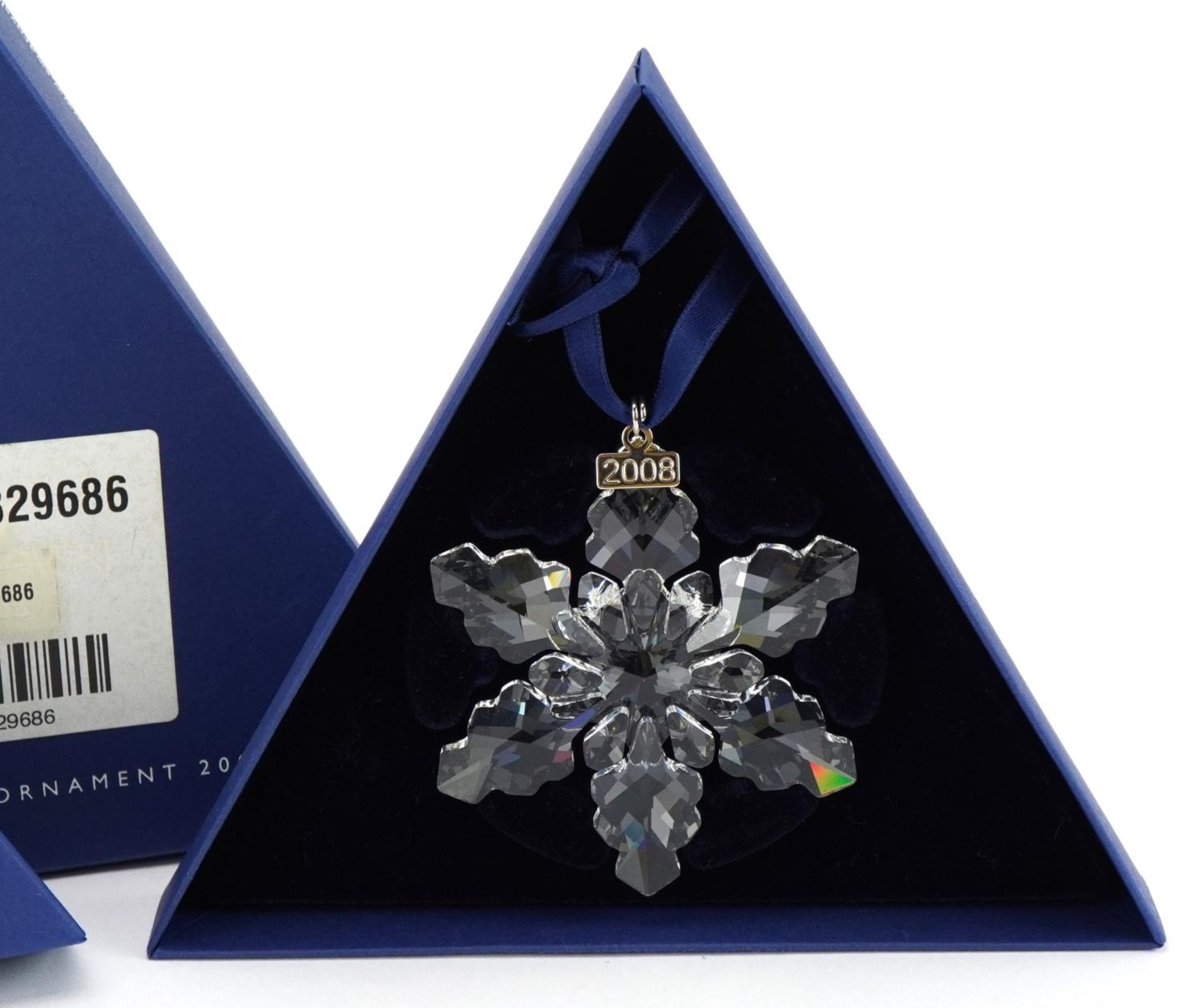 Two Swarovski Crystal Christmas ornaments with boxes comprising dates 2008 and 2009 - Bild 3 aus 4