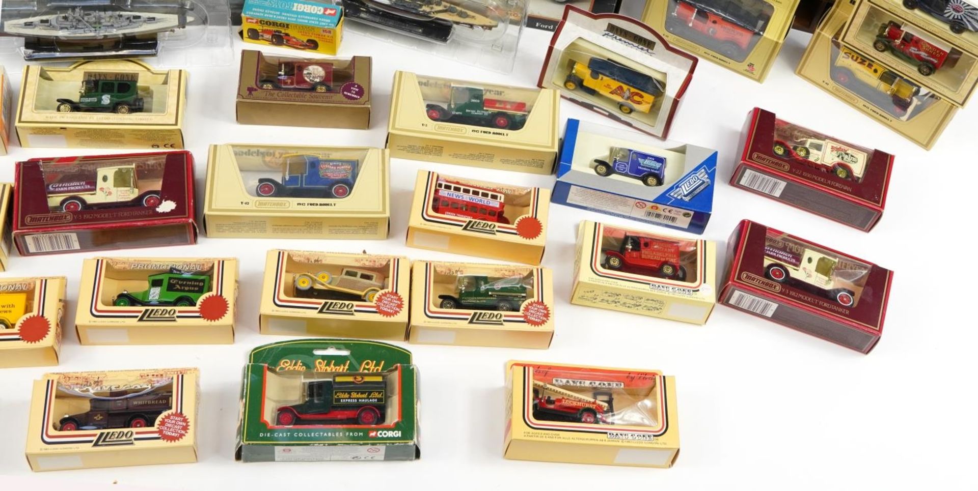 Collection of diecast advertising collector's vehicles and boats with boxes including Days Gone, - Image 6 of 6