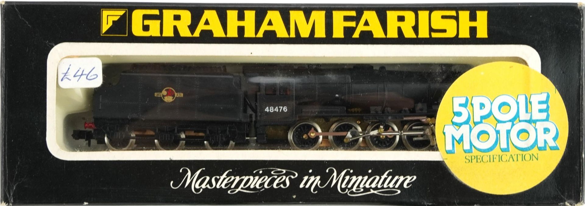 Two Graham Farish N gauge model railway locomotives with tenders and cases, number 1905 the other - Bild 3 aus 3