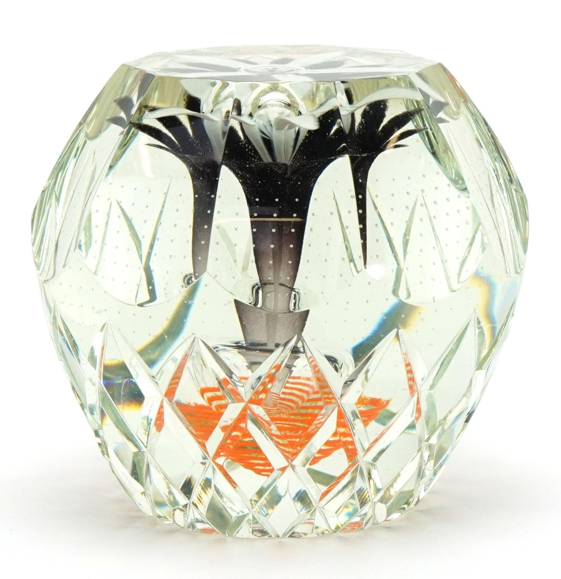 Sarah Peterson & Martin Murray, Caithness glass paperweight titled Flaming Beauty, limited edition - Image 2 of 6