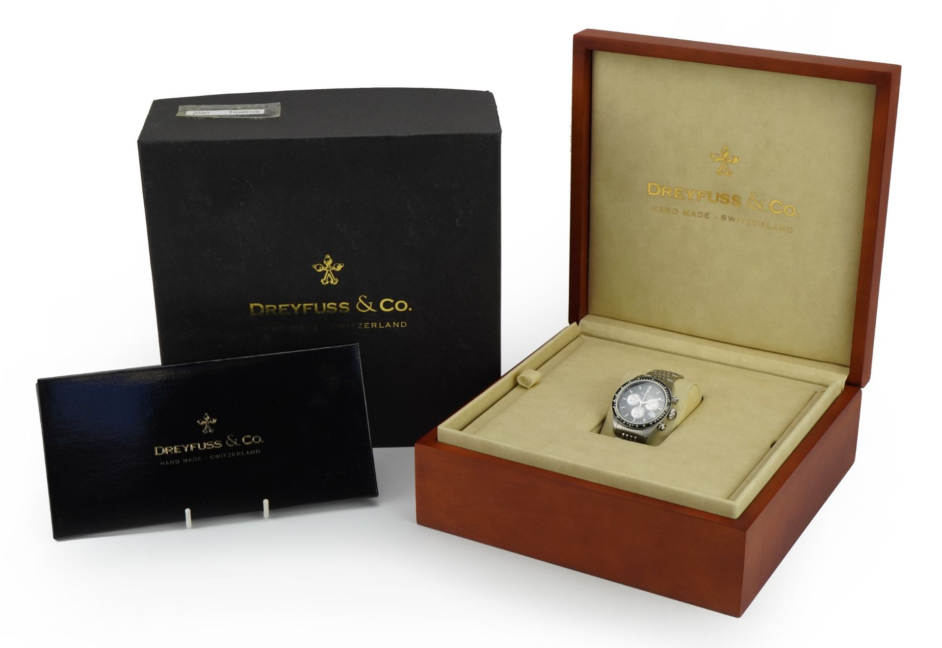 Dreyfuss & Co, gentlemen's Dreyfuss & Co Series 1953 wristwatch with box and certificate, numbered - Image 7 of 8