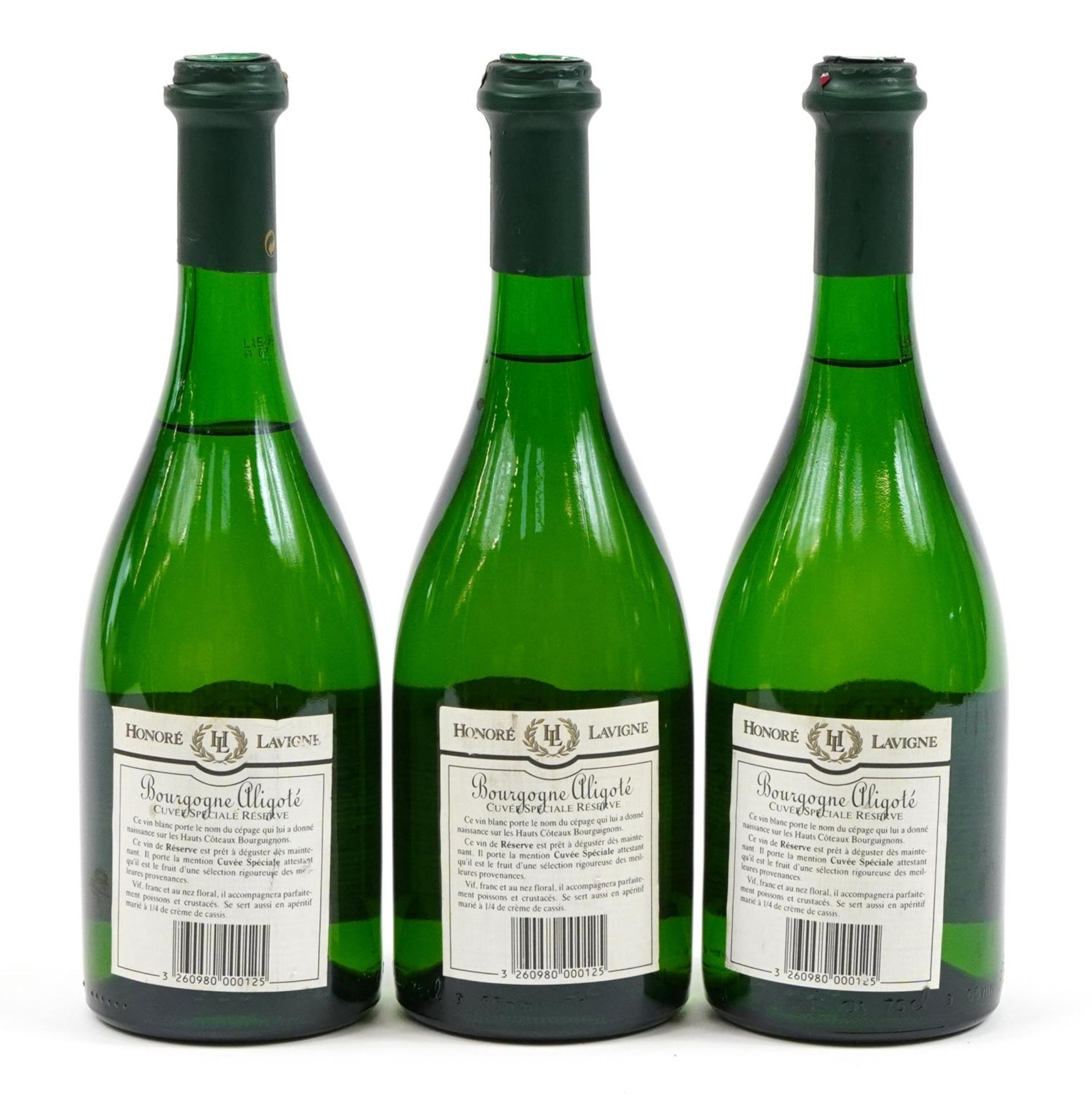 Three bottles of Honore Lavigne Cuvee Speciale Bourgogne Aligote wine - Image 2 of 2