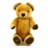 Large Merrythought teddy bear with jointed limbs made exclusively for Harrods, 78cm high
