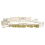 Collection of SD Mouldings N gauge model railway accessories with boxes including village school,