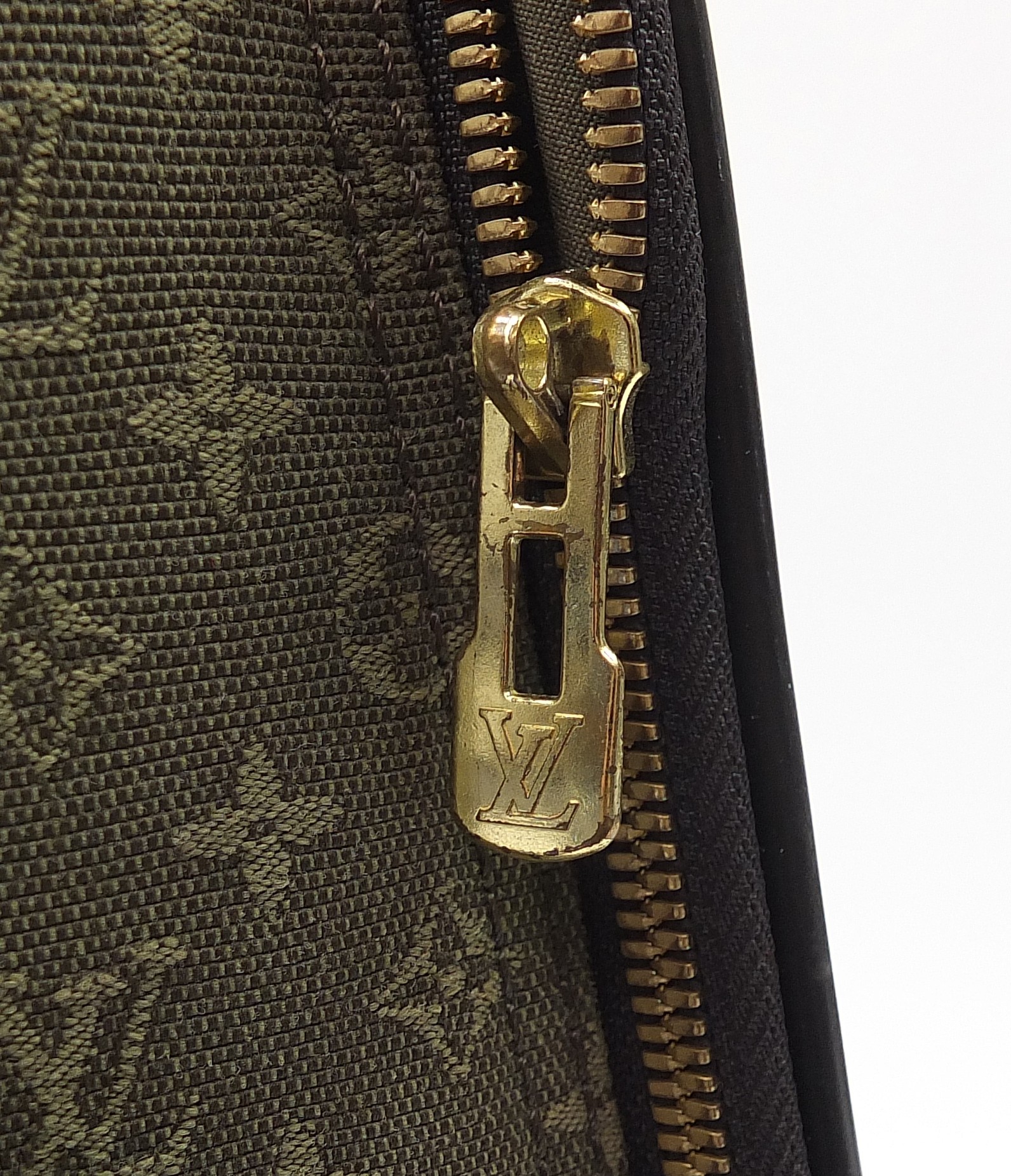 Louis Vuitton Pegase green monogrammed canvas trolley travel suitcase, serial number SP0062, 57cm - Image 11 of 11