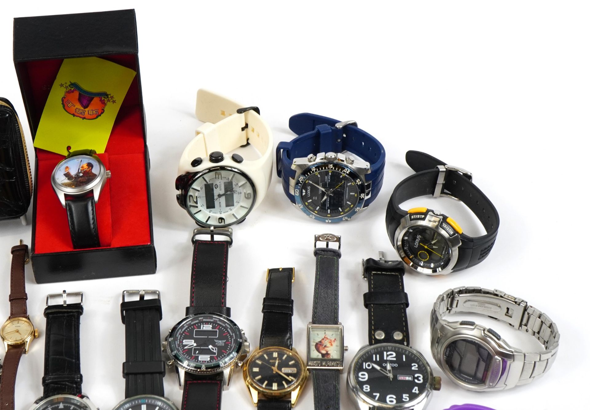 Vintage and later ladies and gentlemen's wristwatches including Rotary, Lorus, Pulsar, Casio and - Image 3 of 5