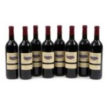 Eight bottles of 1997 Reserve du Chateau Hotel Chateau Tilques red wine