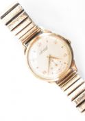 9CT GOLD 21 JEWEL ACCURIST ANTIMAGNETIC WRIST WATCH