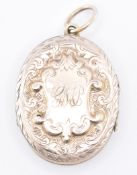 VICTORIAN DOUBLE LOCKET PENDANT