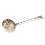 GEORGE III SILVER HALLMARKED LADLE