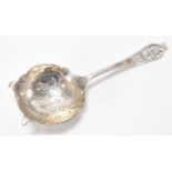 SILVER HALLMARKED VINER'S TEA STRAINER SPOON