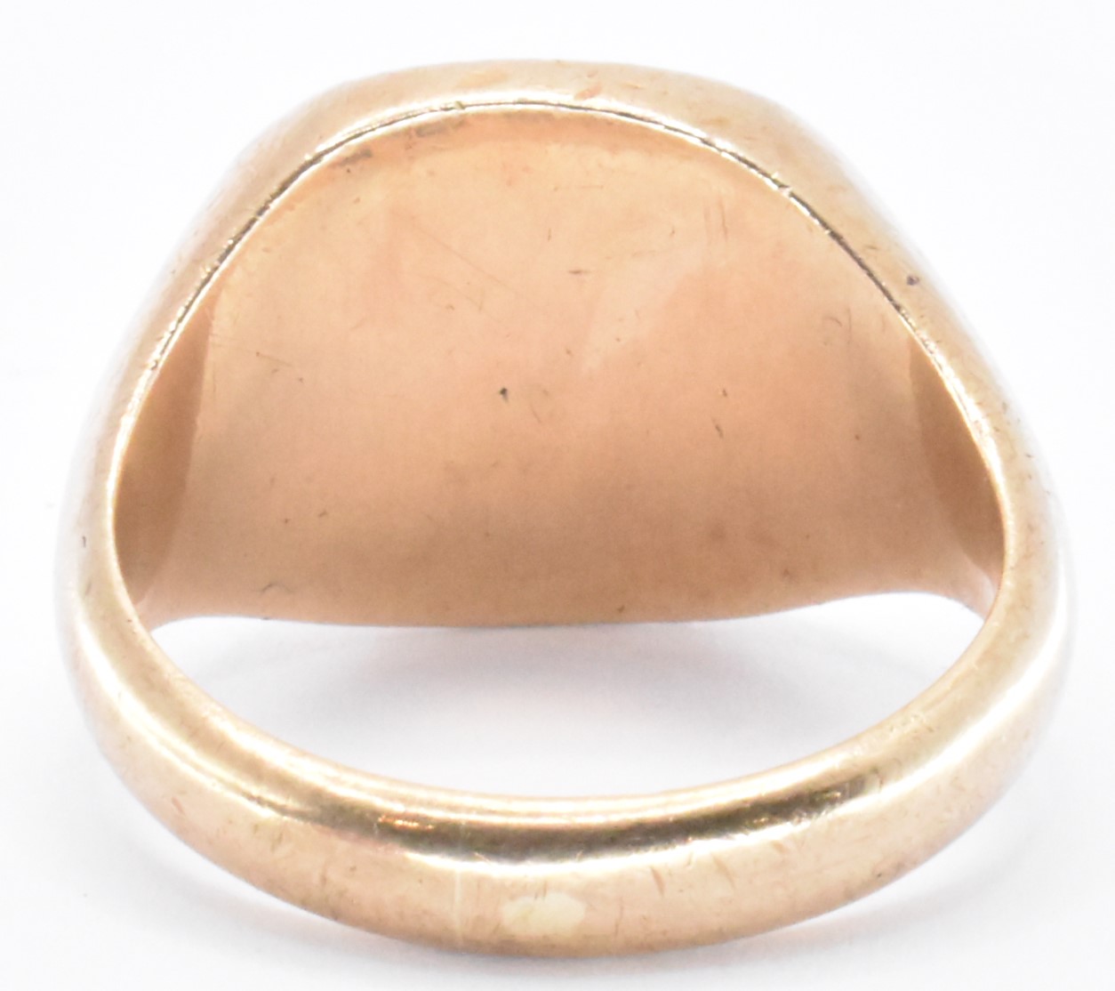 VINTAGE MID CENTURY HALLMARKED 9CT GOLD SIGNET RING - Image 3 of 5