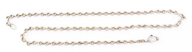 HALLMARKED 9CT GOLD FANCY LINK NECKLACE CHAIN