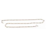 HALLMARKED 9CT GOLD FANCY LINK NECKLACE CHAIN