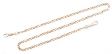 EARLY 20TH CENTURY 18CT GOLD WATCH CHAIN