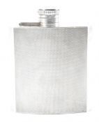 HALLMARKED SILVER 1930S ART DECO HIP FLASK