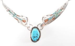 925 SILVER & TURQUOISE NECKLACE