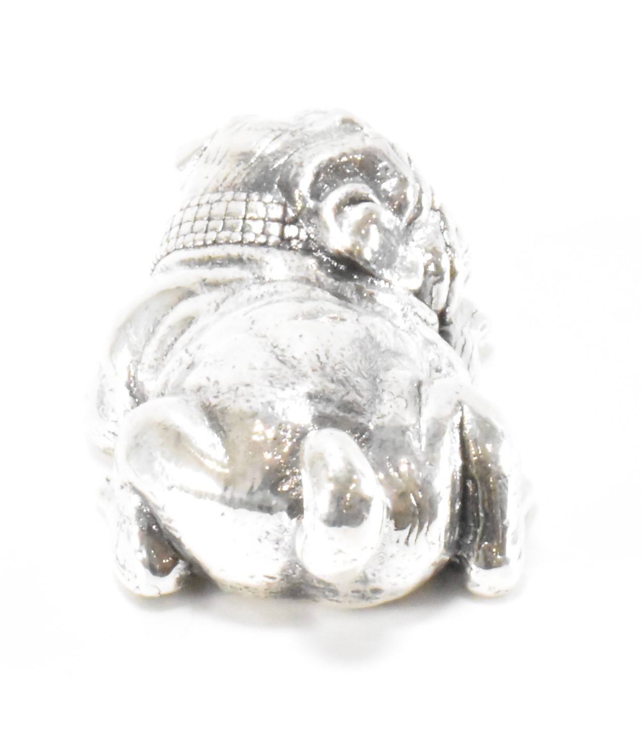 SILVER BULLDOG FIGURE - Image 4 of 5