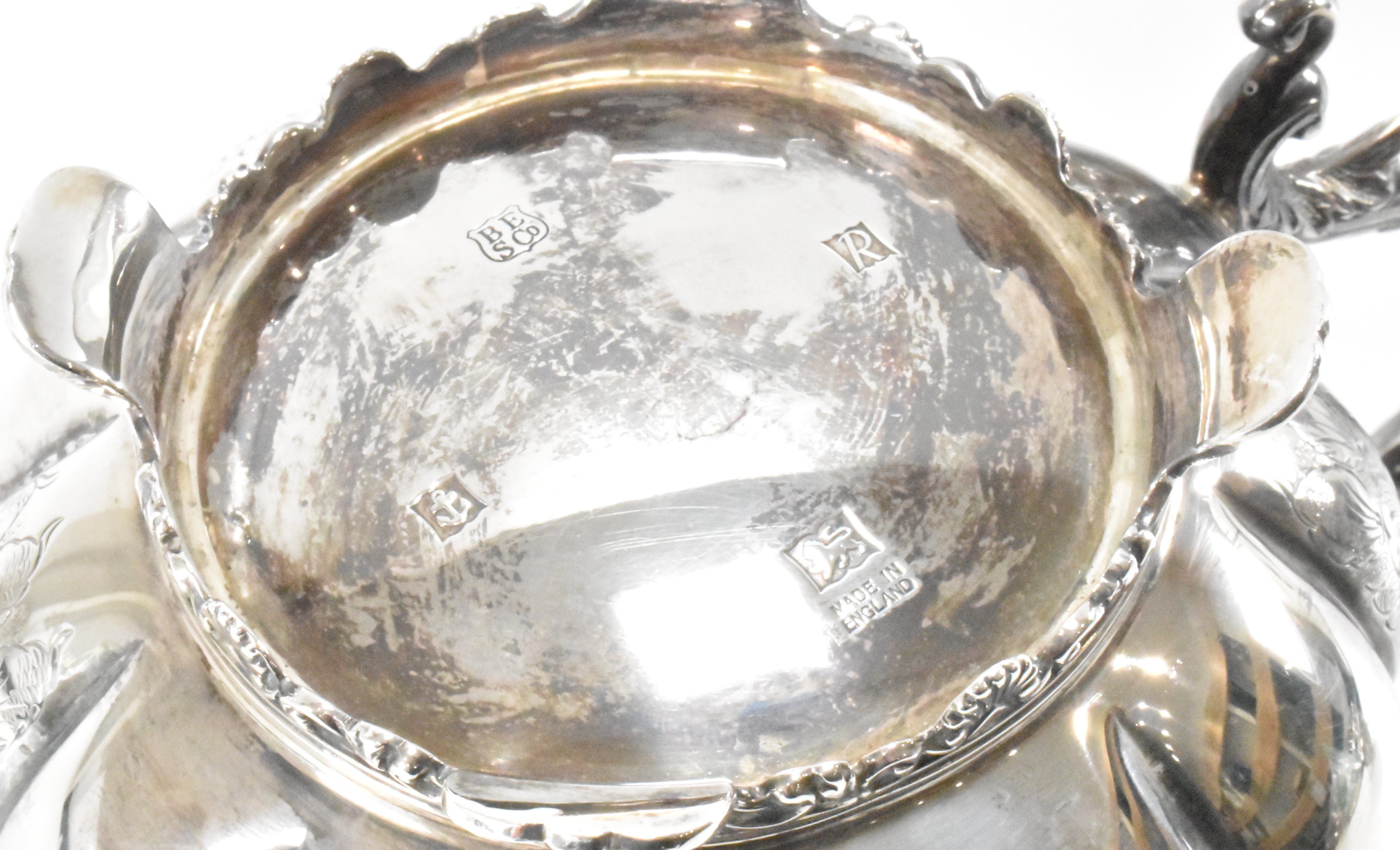 VINTAGE BARKER ELLIS SILVER COMPANY SILVER HALLMARKED TEA SET - Image 13 of 15