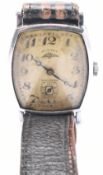 EARLY 20TH CENTURY ROTARY GENTS TANK FACE WRISTWATCH