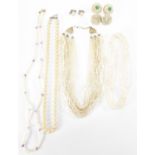 THREE VINTAGE PEARL NECKLACES