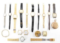 ASSORTMENT OF VINTAGE WRIST WATCHES