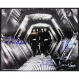 STAR WARS - MULTI-SIGNED 8X10" PHOTO - PROWSE, EARL JONES & OTHERS