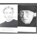 HARRY POTTER - RICHAD HARRIS (D.2002) & ALAN RICKMAN (D.2016) AUTOGRAPHS