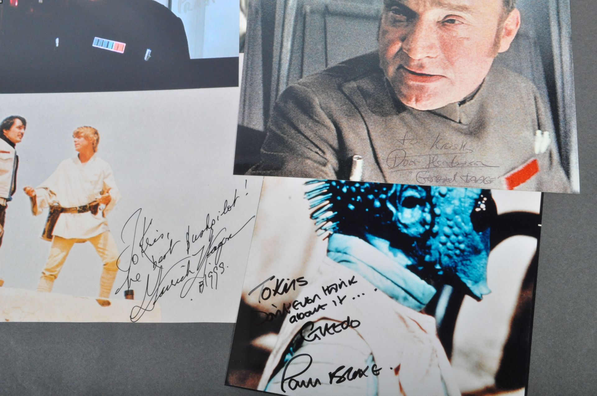 STAR WARS - A NEW HOPE - X10 AUTOGRAPHED PHOTOS - Bild 4 aus 5