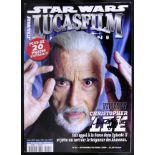 STAR WARS - SIR CHRISTOPHER LEE (1922-2015) - SIGNED MAGAZINE COVER