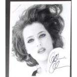 GILLIAN ANDERSON - THE X FILES - SIGNED 8X10" PHOTOGRAPH