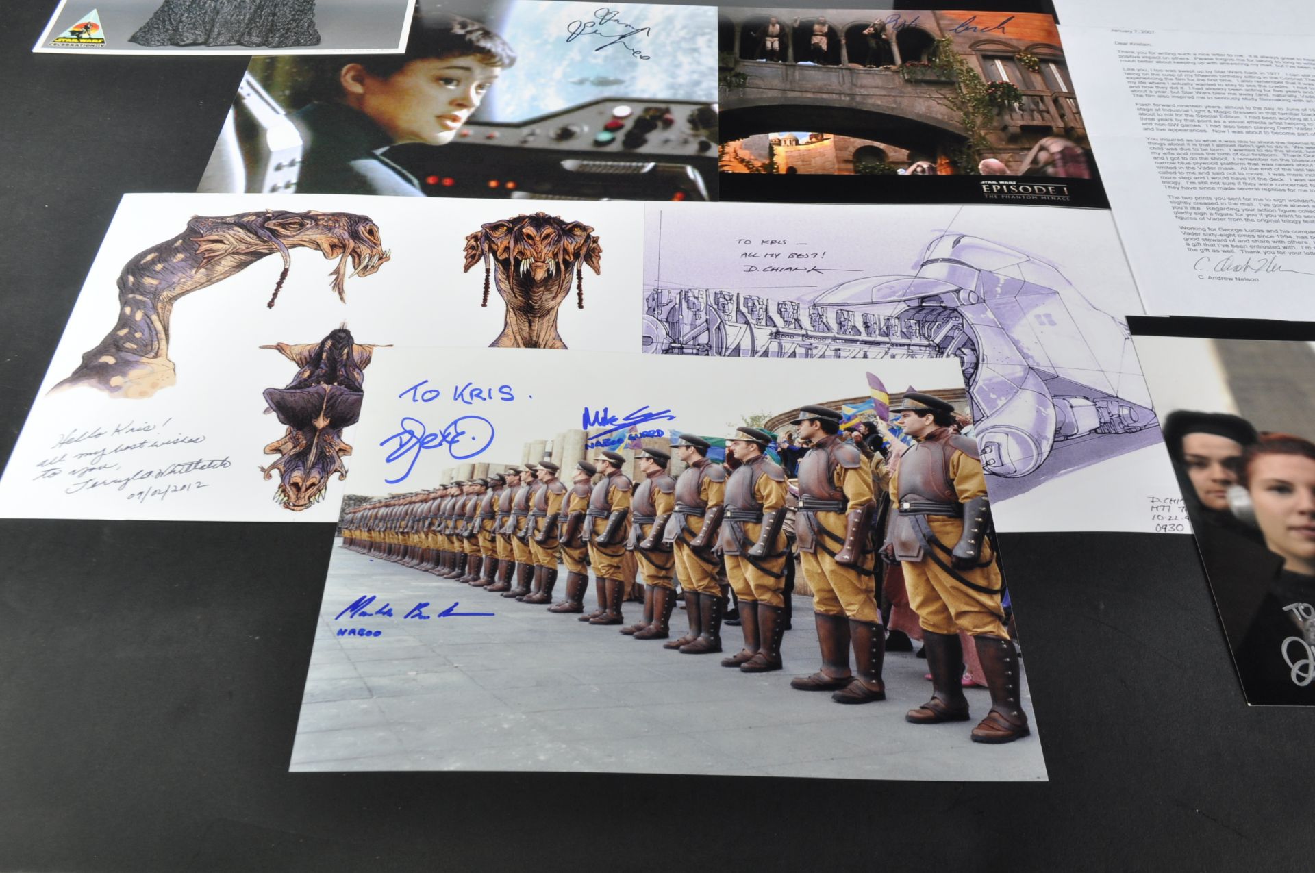 STAR WARS - THE PHANTOM MENACE - COLLECTION OF AUTOGRAPHS - Bild 3 aus 5