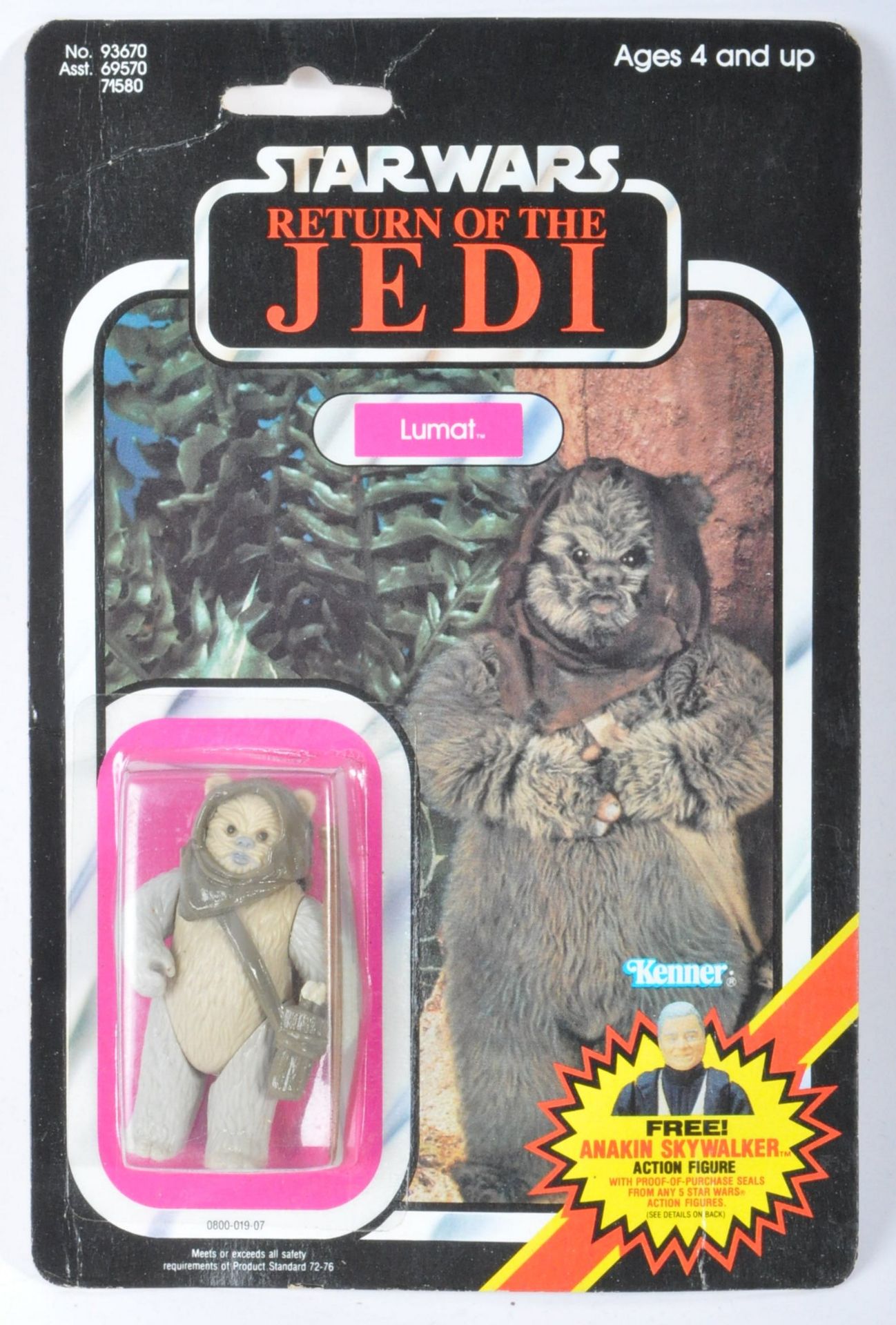 STAR WARS - ORIGINAL VINTAGE MOC CARDED ACTION FIGURE