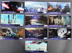 STAR WARS - EMPIRE STRIKES BACK - COLLECTION OF SIGNED TRADING CARDS