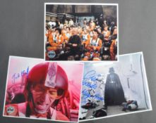 STAR WARS - OFFICIAL PIX SIGNED 8X10" PHOTOGRAPHS