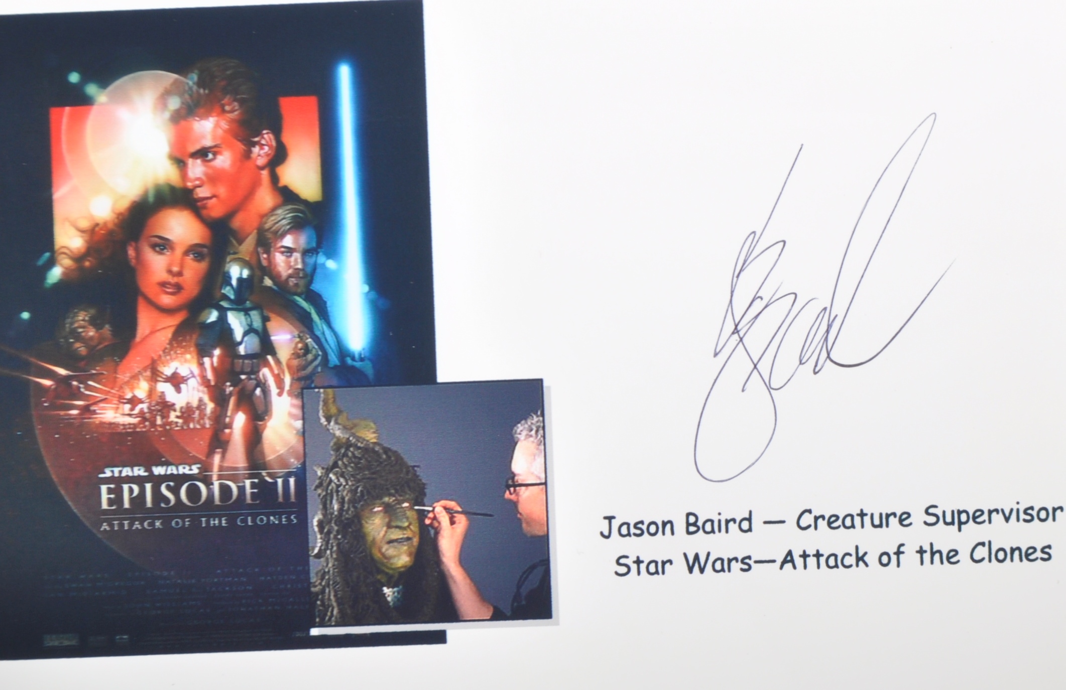 STAR WARS - PREQUEL TRILOGY - VARIOUS CAST / CREW AUTOGRAPHS - Image 8 of 12