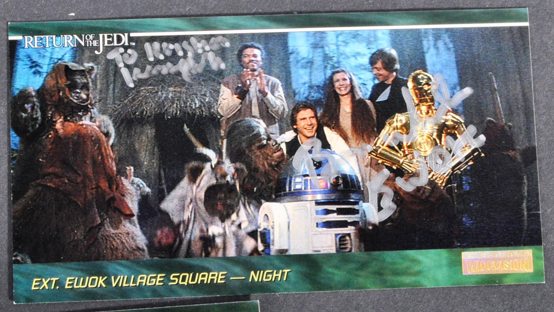 STAR WARS - ROTJ - TOPPS WIDEVISION MULTI-SIGNED TRADING CARDS - Bild 4 aus 4