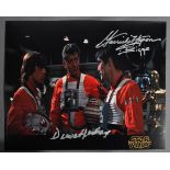 STAR WARS - NEW HOPE - DREWE HENLEY & GARRICK HAGON SIGNED 8X10"