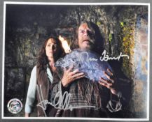 INDIANA JONES - CRYSTAL SKULL - JOHN HURT & KAREN ALLEN SIGNED OFFICIAL PIX