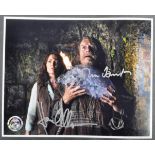 INDIANA JONES - CRYSTAL SKULL - JOHN HURT & KAREN ALLEN SIGNED OFFICIAL PIX