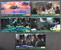 STAR WARS - ROTJ - TOPPS WIDEVISION AUTOGRAPHED TRADING CARDS