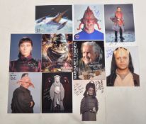 STAR WARS - PREQUEL TRILOGY - COLLECTION OF SIGNED 8X10" PHOTOS