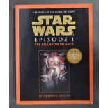 STAR WARS - THE PHANTOM MENACE - CAST SIGNED SCRIPT BOOK