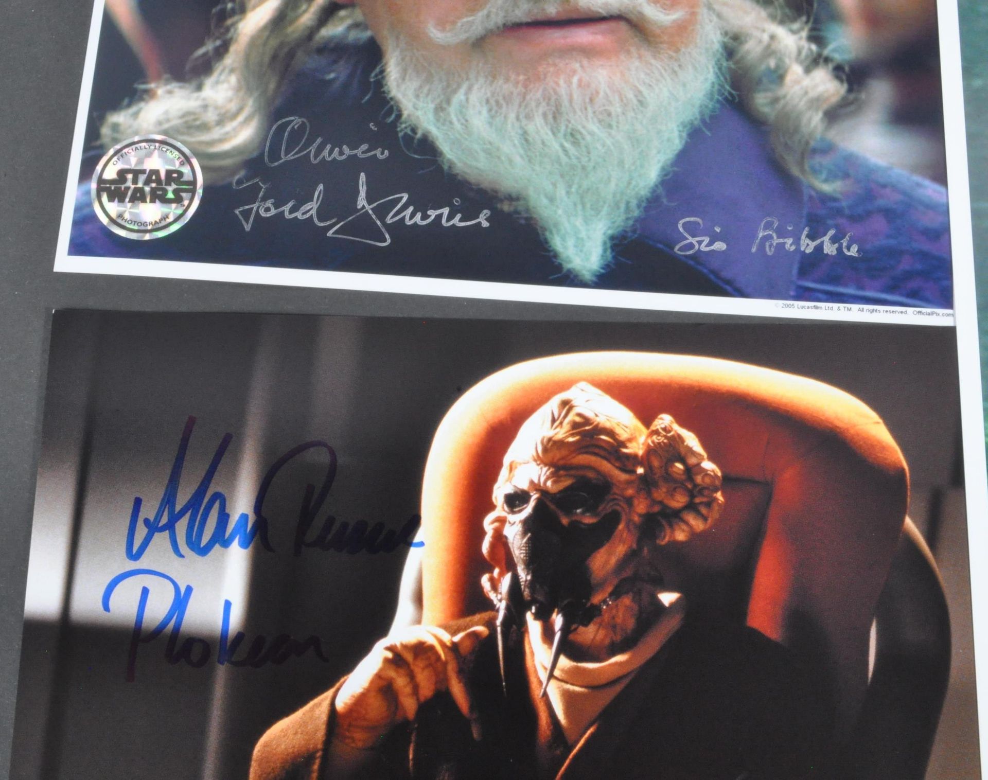 STAR WARS - PREQUEL TRILOGY - OFFICIAL PIX SIGNED PHOTO COLLECTION - Image 2 of 3