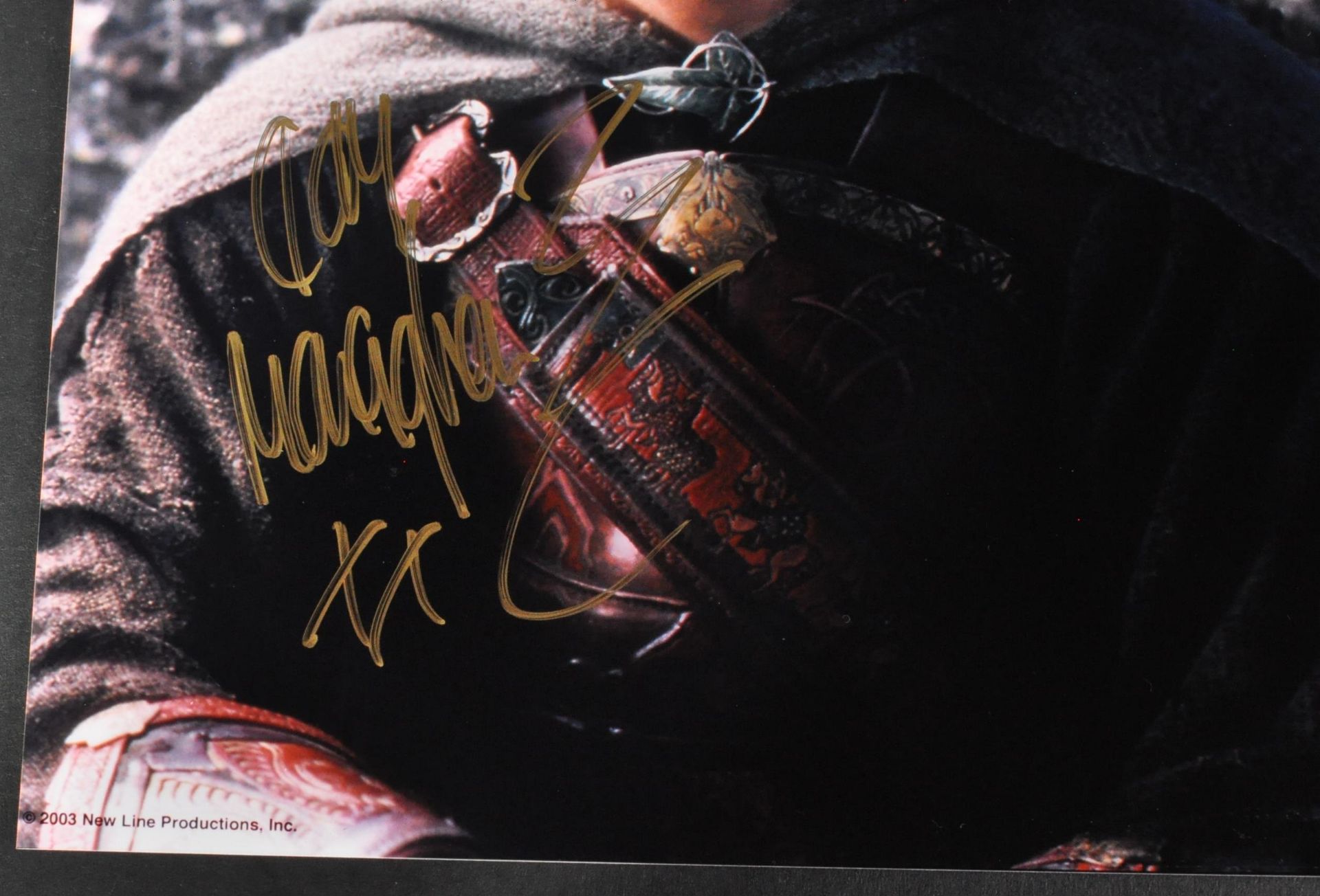 THE LORD OF THE RINGS - DOMINIC MONAGHAN - SIGNED 8X10" PHOTO - Image 2 of 2