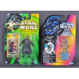 STAR WARS - DARTH MAUL & YODA - AUTOGRAPHED ACTION FIGURES