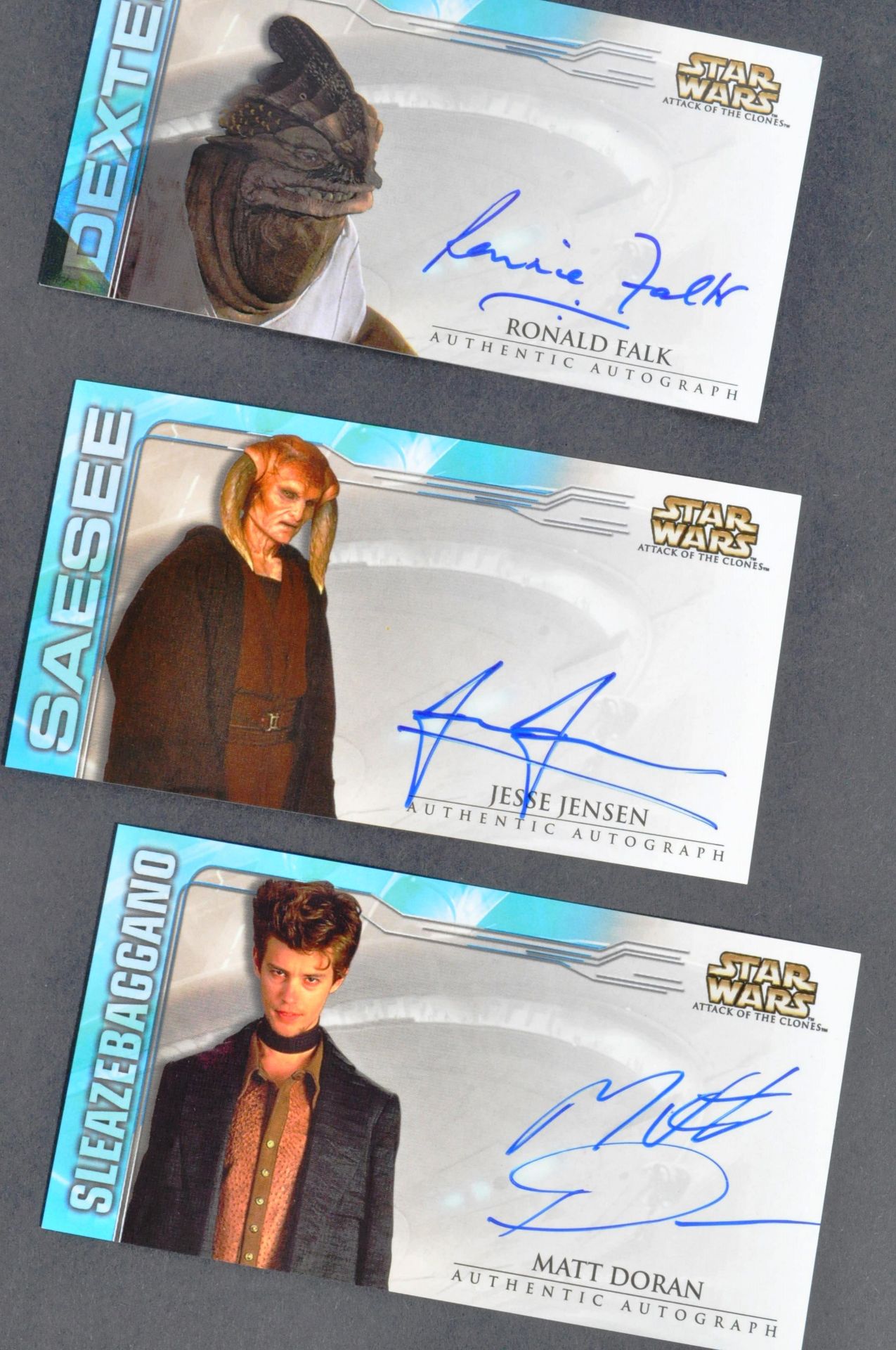 STAR WARS - ATTACK OF THE CLONES - OFFICIAL TOPPS AUTOGRAPH CARDS - Bild 3 aus 4