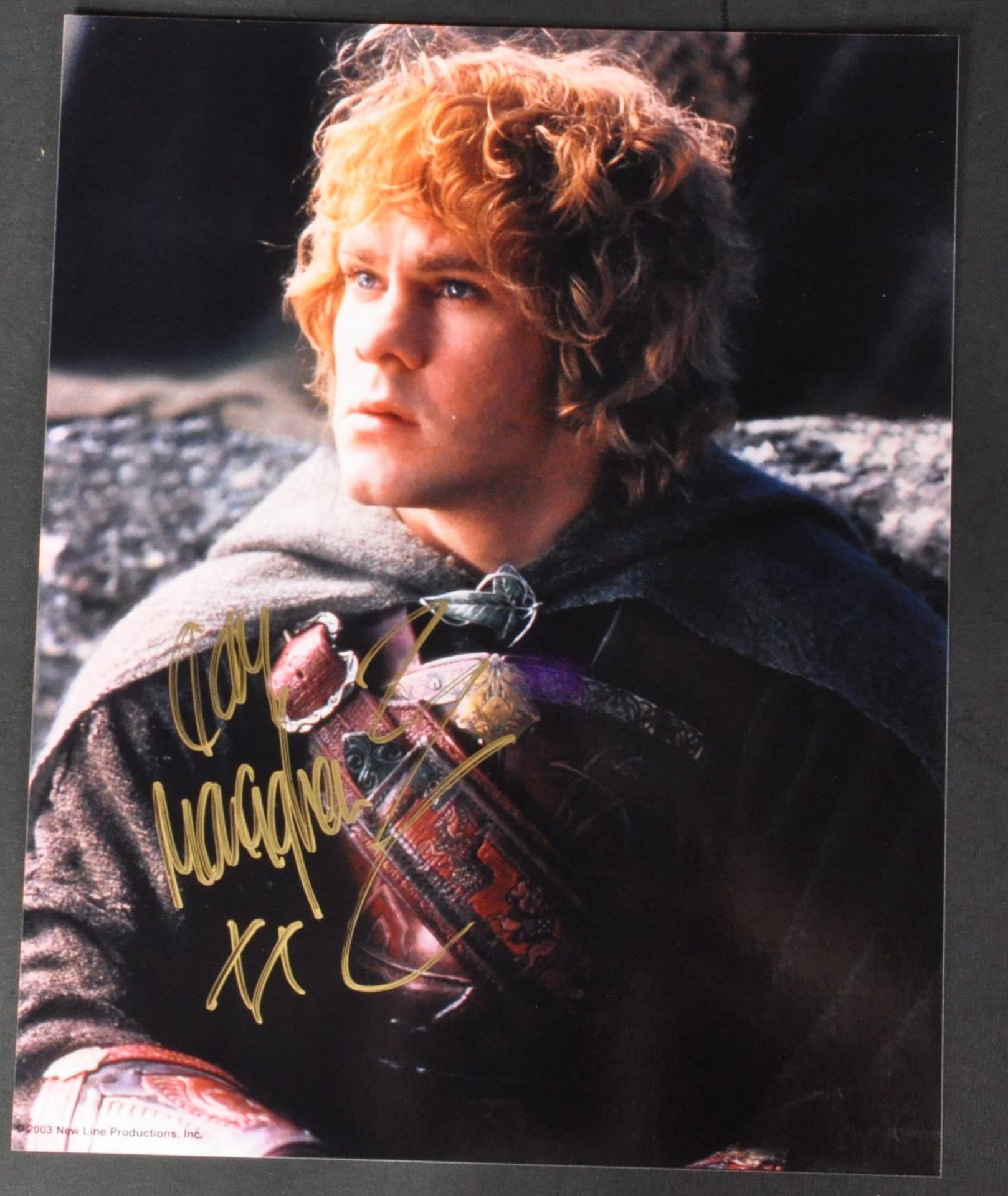 THE LORD OF THE RINGS - DOMINIC MONAGHAN - SIGNED 8X10" PHOTO